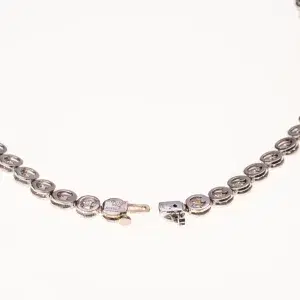 Boucheron Riviere 8 ct Diamonds and 18k White Gold Necklace