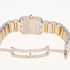 Cartier Tank Francaise Watch 20 mm Yellow Gold & Steel