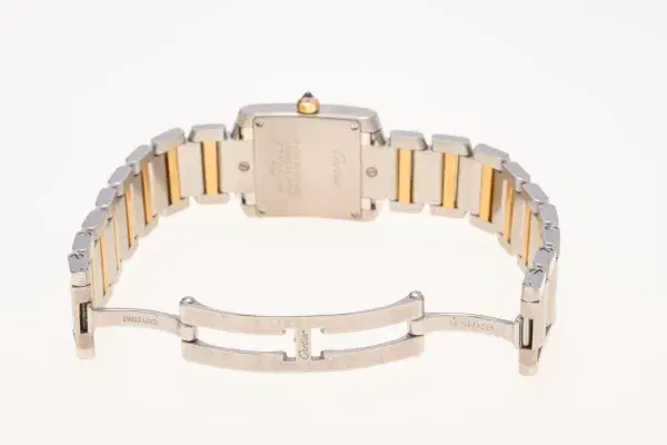 Cartier Tank Francaise Watch 20 mm Yellow Gold & Steel