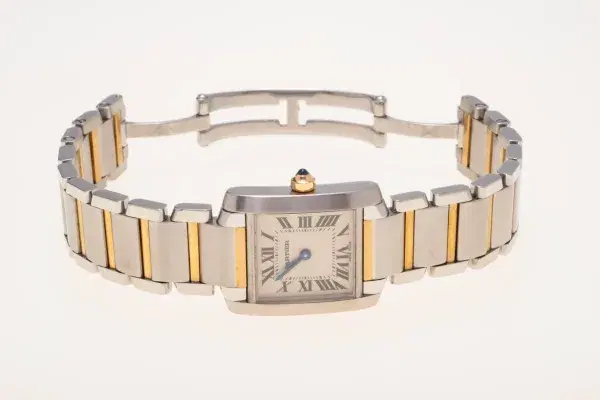 Cartier Tank Francaise Watch 20 mm Yellow Gold & Steel