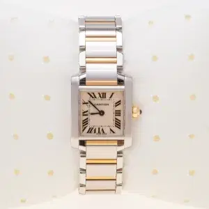 Cartier Tank Francaise Watch 20 mm Yellow Gold & Steel