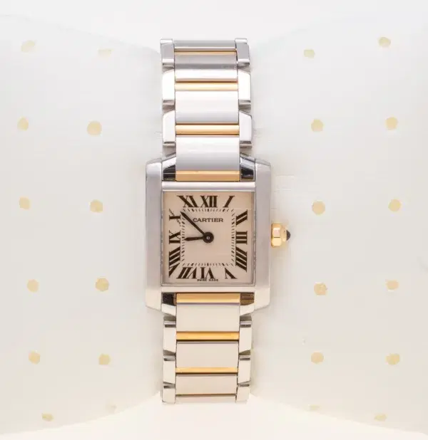 Cartier Tank Francaise Watch 20 mm Yellow Gold & Steel