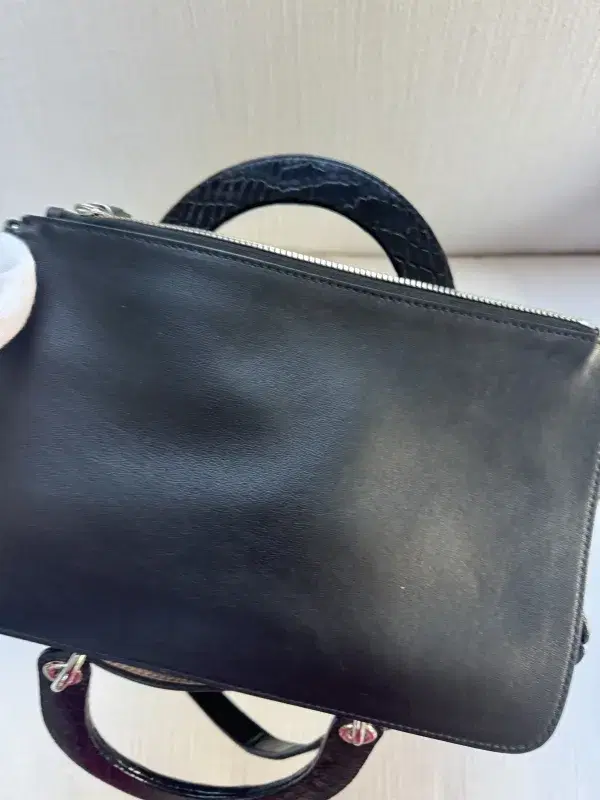 Dior Diorissimo Black Crocodile Bag with Authenticity Card