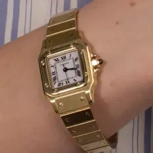 Cartier Santos Galbée Watch 23.5mm Yellow Gold