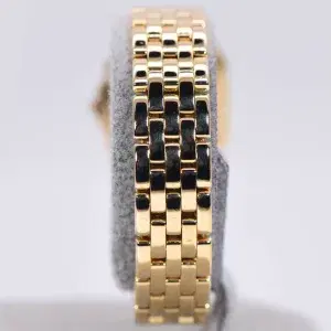 Cartier Panthere Watch 22mm Factory Diamond Pave 18k Yellow Gold