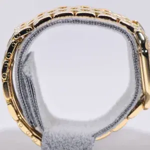 Cartier Panthere Watch 22mm Factory Diamond Pave 18k Yellow Gold