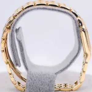 Cartier Panthere Watch 22mm Factory Diamond Pave 18k Yellow Gold