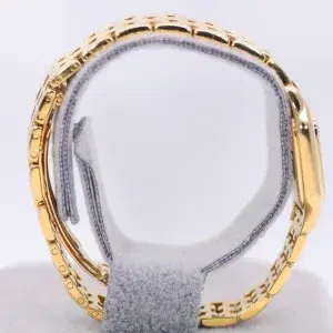 Cartier Panthere Watch 22mm Factory Diamond Pave 18k Yellow Gold