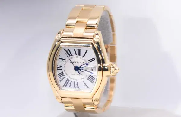 Cartier Roadster Automatic 37 mm 18k Yellow Gold Watch Cartier