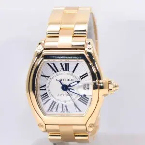 Cartier Roadster Automatic 37 mm 18k Yellow Gold Watch Cartier