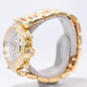 Cartier Pasha 36mm Factory Diamonds 18k Gold Watch