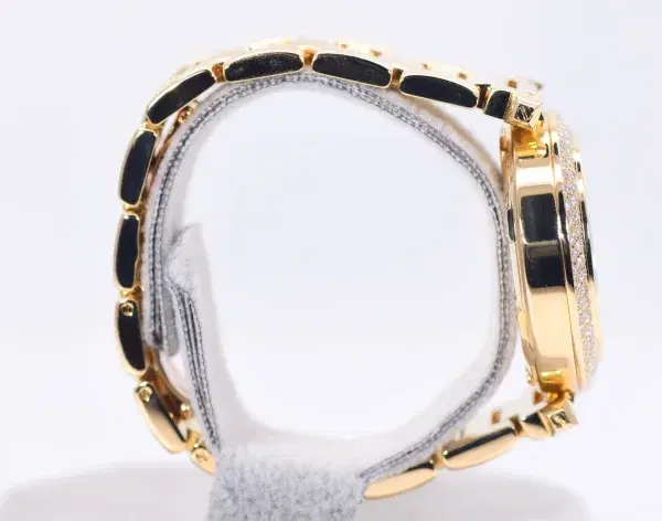 Cartier Pasha 36mm Factory Diamonds 18k Gold Watch