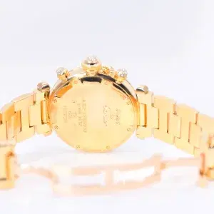 Cartier Pasha 36mm Factory Diamonds 18k Gold Watch