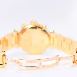 Cartier Pasha 36mm Factory Diamonds 18k Gold Watch