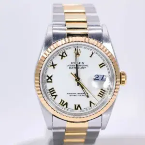 Rolex Oyster Perpetual Datejust 36mm Gold and Stainless-Steel Watch