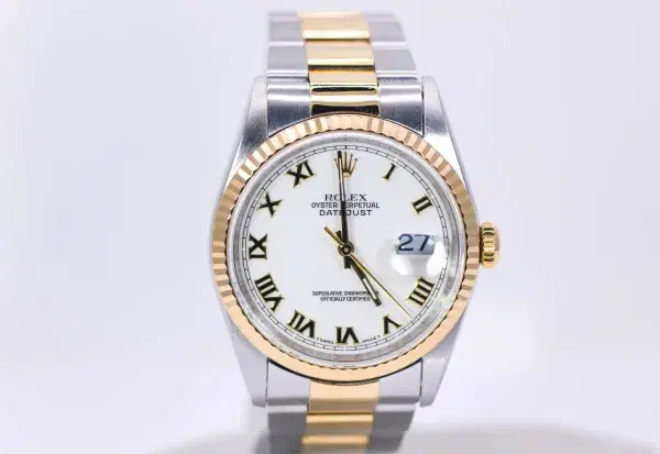 Rolex Oyster Perpetual Datejust 36mm Gold and Stainless-Steel Watch