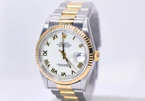 Rolex Oyster Perpetual Datejust 36mm Gold and Stainless-Steel Watch