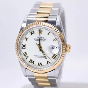 Rolex Oyster Perpetual Datejust 36mm Gold and Stainless-Steel Watch