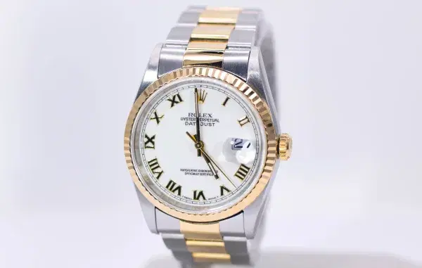 Rolex Oyster Perpetual Datejust 36mm Gold and Stainless-Steel Watch