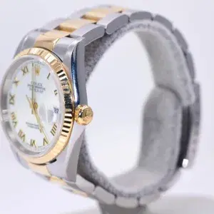 Rolex Oyster Perpetual Datejust 36mm Gold and Stainless-Steel Watch