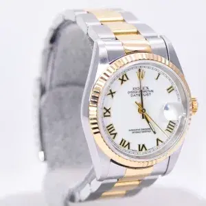 Rolex Oyster Perpetual Datejust 36mm Gold and Stainless-Steel Watch