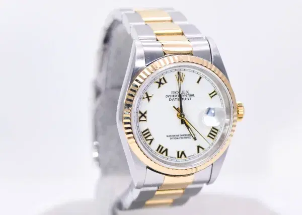 Rolex Oyster Perpetual Datejust 36mm Gold and Stainless-Steel Watch