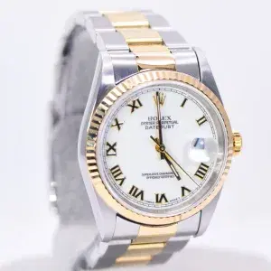 Rolex Oyster Perpetual Datejust 36mm Gold and Stainless-Steel Watch