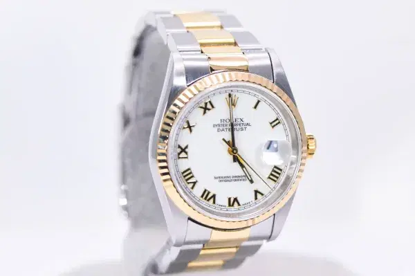 Rolex Oyster Perpetual Datejust 36mm Gold and Stainless-Steel Watch