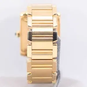 Cartier Tank Francaise Watch 27mm Yellow Gold Box