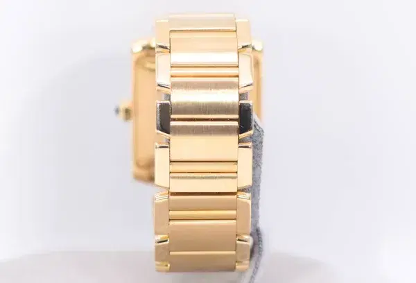 Cartier Tank Francaise Watch 27mm Yellow Gold Box