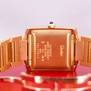 Cartier Tank Francaise Watch 27mm Yellow Gold Box