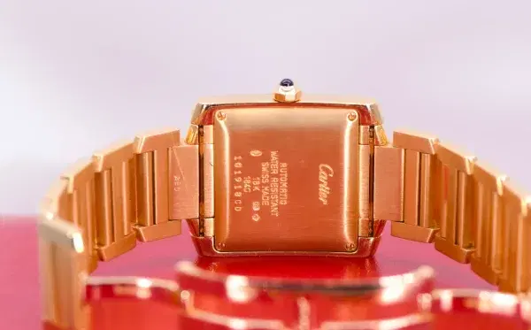 Cartier Tank Francaise Watch 27mm Yellow Gold Box