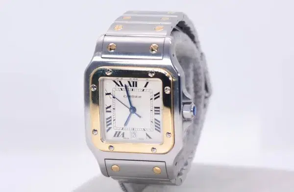 Cartier Santos Watch 32mm Midsize Yellow Gold & Steel