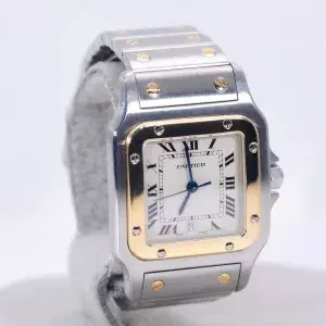 Cartier Santos Watch 32mm Midsize Yellow Gold & Steel