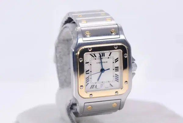 Cartier Santos Watch 32mm Midsize Yellow Gold & Steel