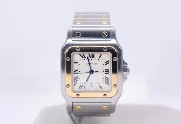 Cartier Santos Watch 32mm Midsize Yellow Gold & Steel