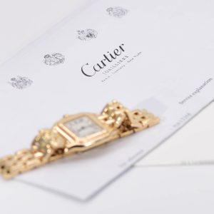 Cartier Panthere Ladies Watch 22mm Yellow Gold