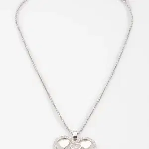 Chopard Amore Hearts Pendant Necklace 18k White Gold